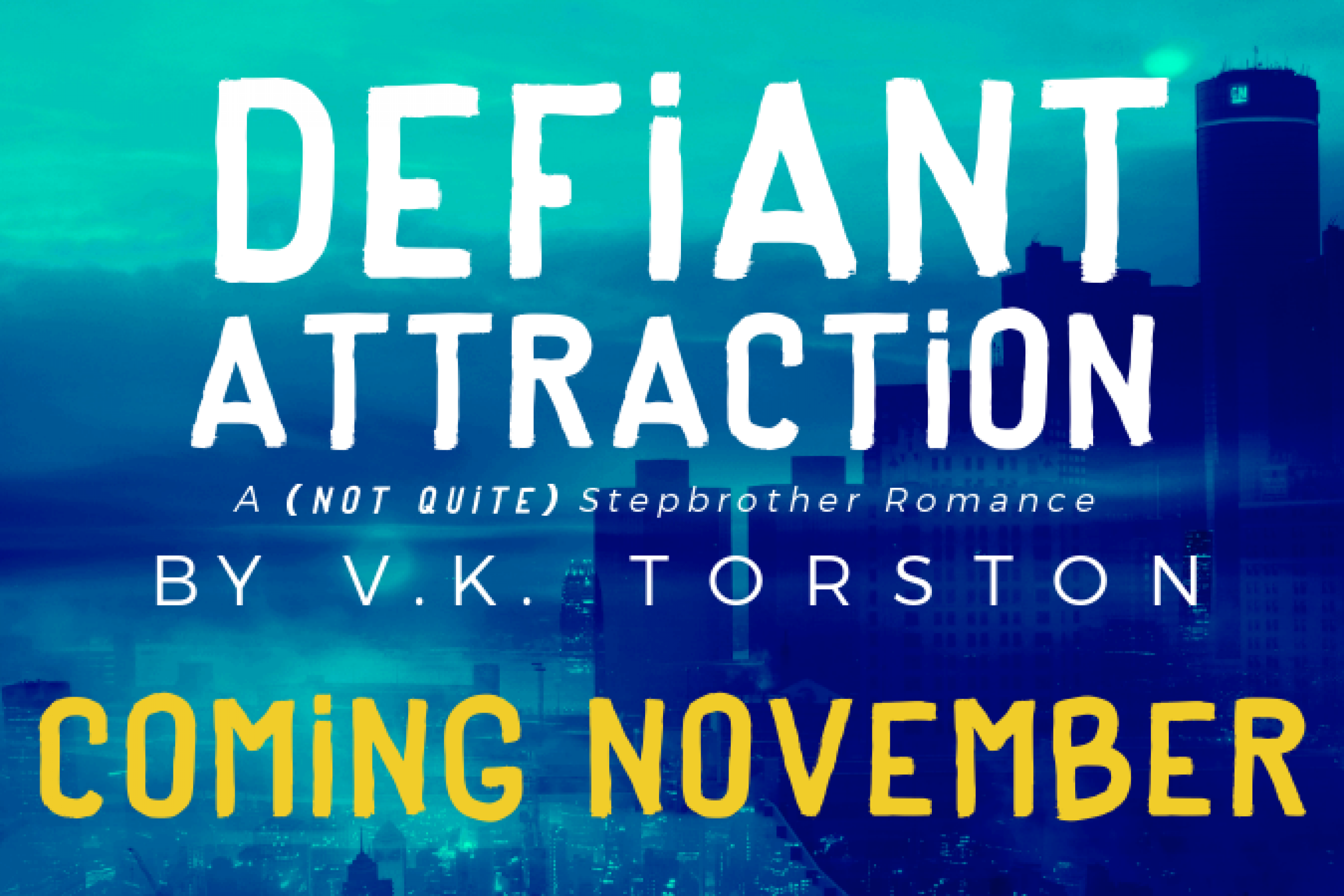 Cover Reveal – Defiant Attraction by V.K. Torston