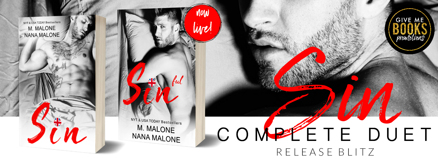 Release Blitz: Sinful by M. Malone and Nana Malone