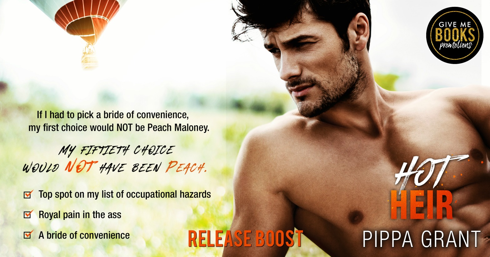 Release Boost: Hot Heir by Pippa Grant