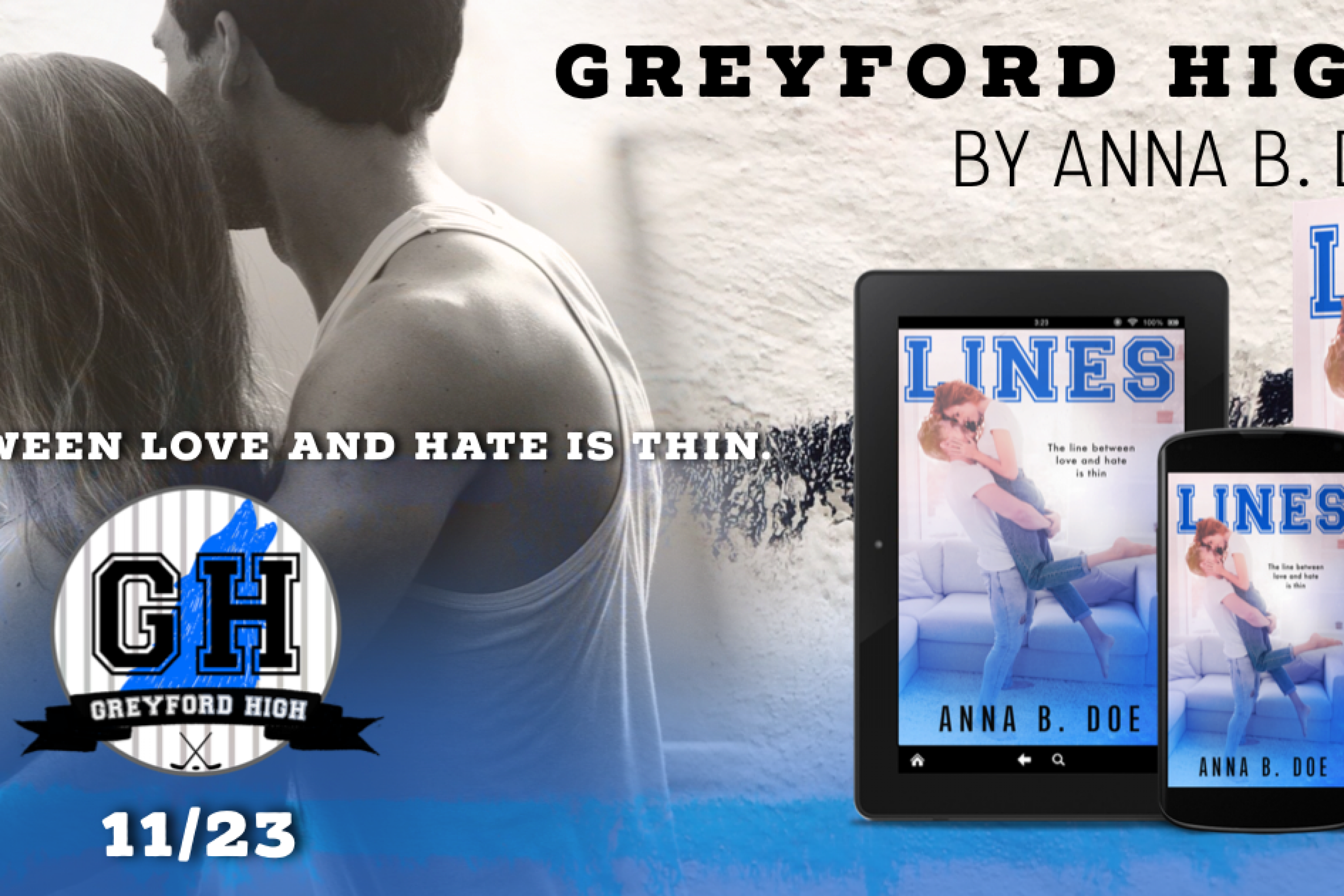 Cover Reveal: Lines by Anna B. Doe