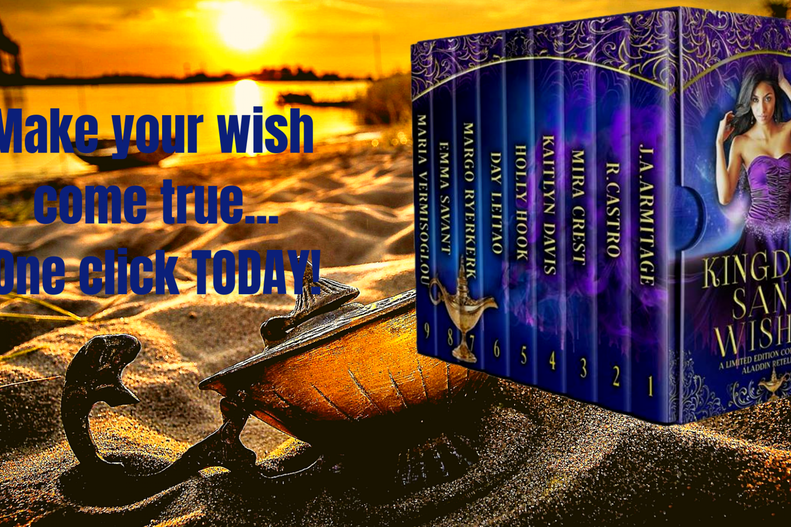 Coming Soon Kingdom of Sand and Wishes: A limited edition of Aladdin retellings