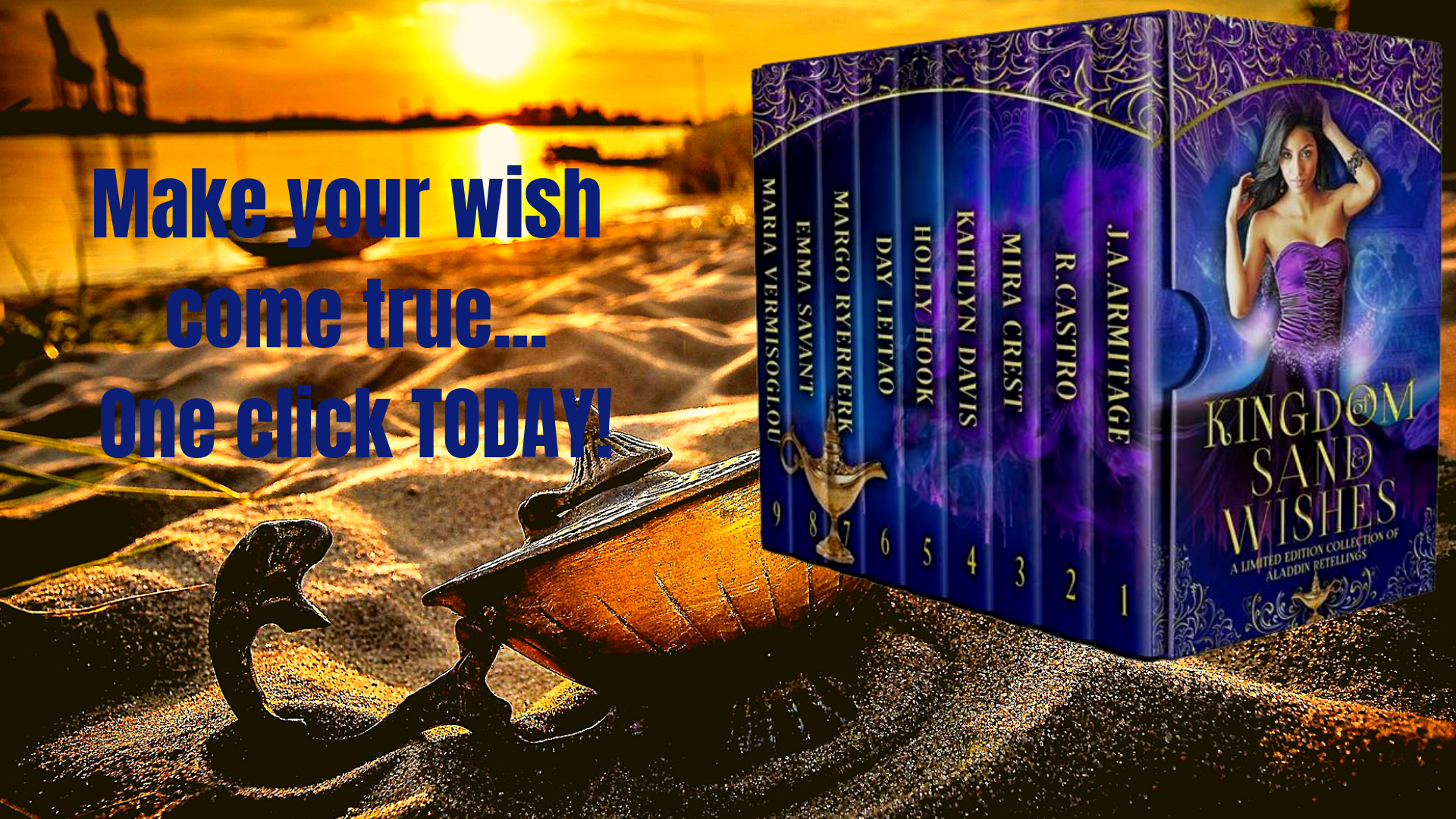 Coming Soon Kingdom of Sand and Wishes: A limited edition of Aladdin retellings