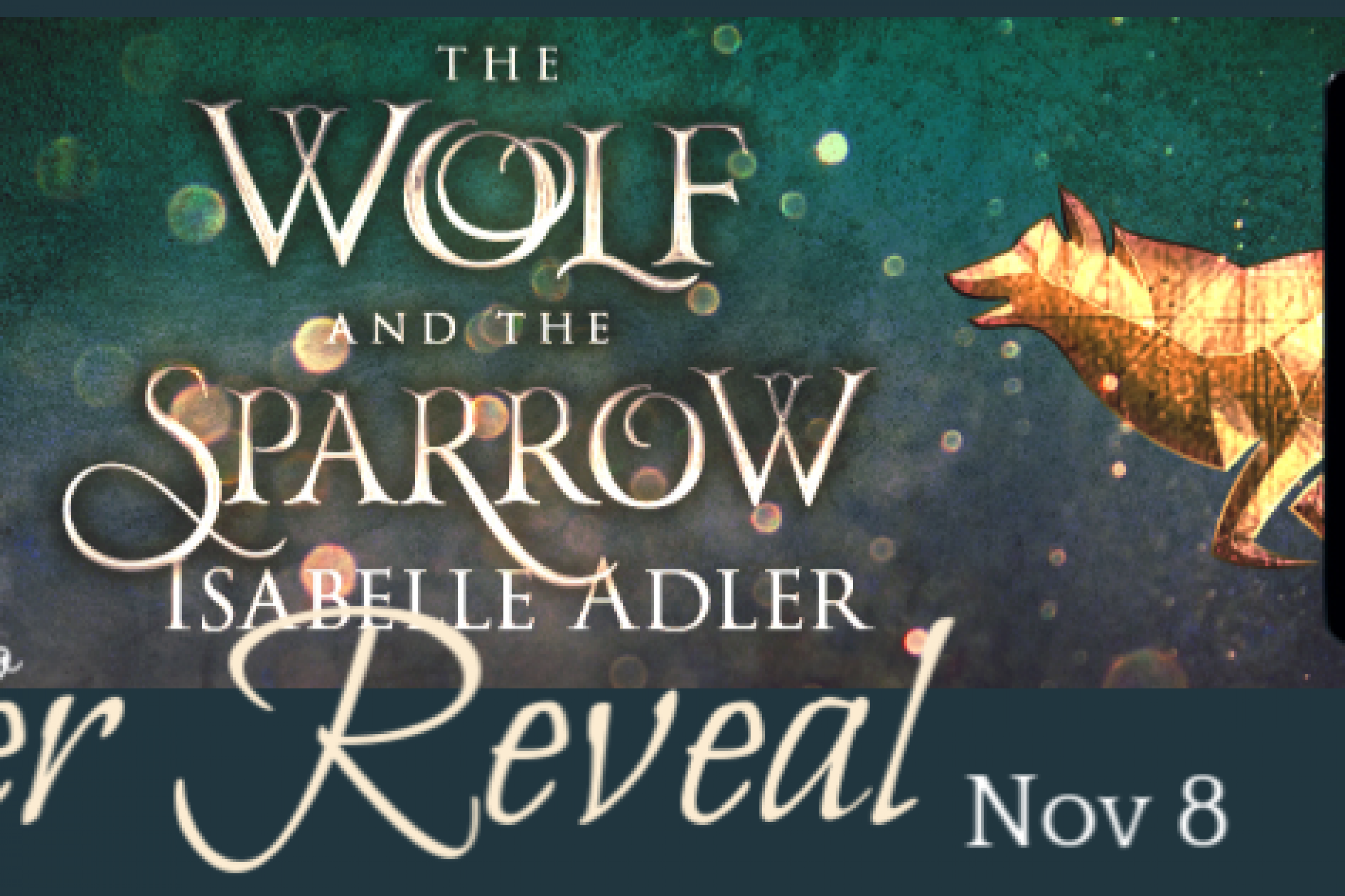 Cover Reveal: The Wolf and the Sparrow by Isabelle Adler