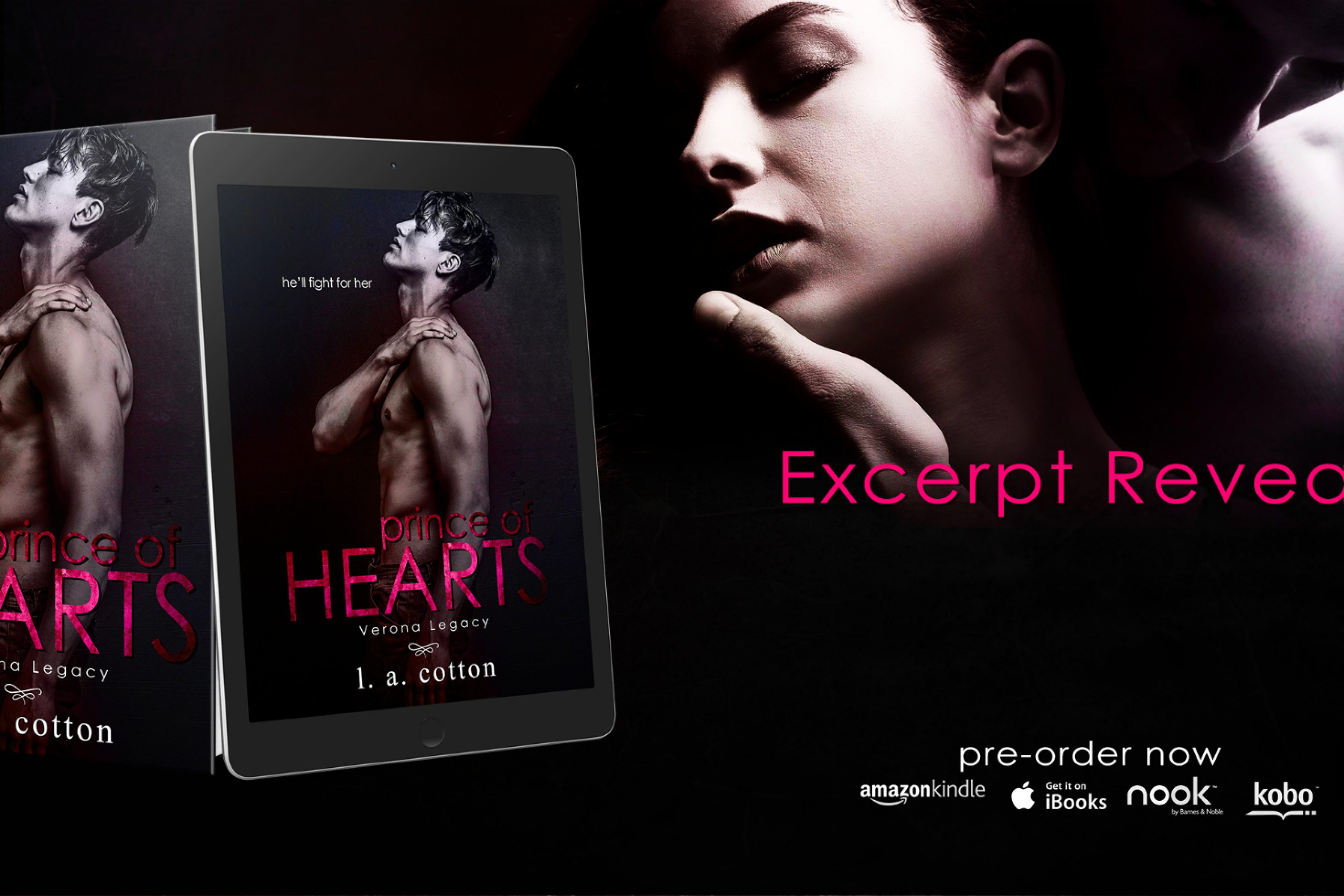 Excerpt Reveal: Prince of Hearts by L. A. Cotton